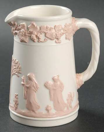 Pink On Cream Color (Plain edge) 4 Oz Jug