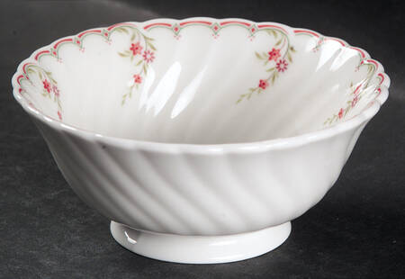 Pink Garland China Sherbet