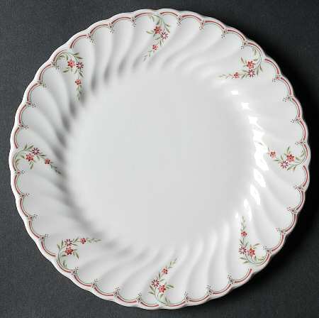 Pink Garland Salad Plate