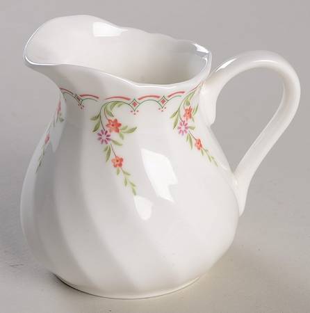 Pink Garland Mini Creamer