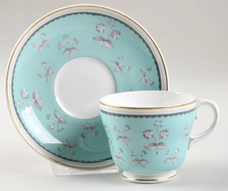 Pimpernel Blue Green Footed Cup & Saucer Set
