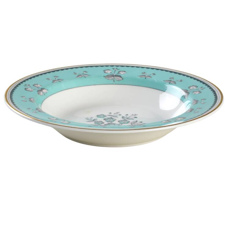 Pimpernel Blue Green Rim Soup Bowl