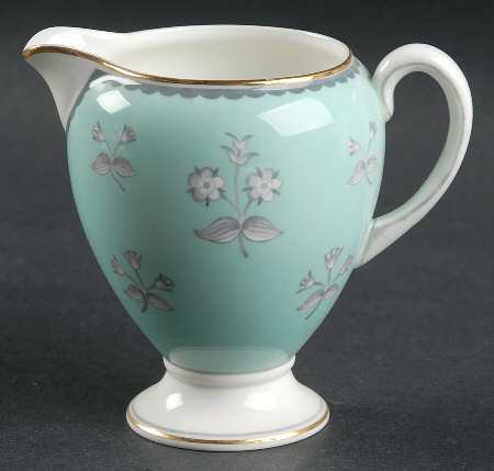 Pimpernel Blue Green Globe Shape Creamer