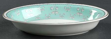 Pimpernel Blue Green 10" Oval Vegetable Bowl