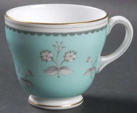 Pimpernel Blue Green Footed Demitasse Cup