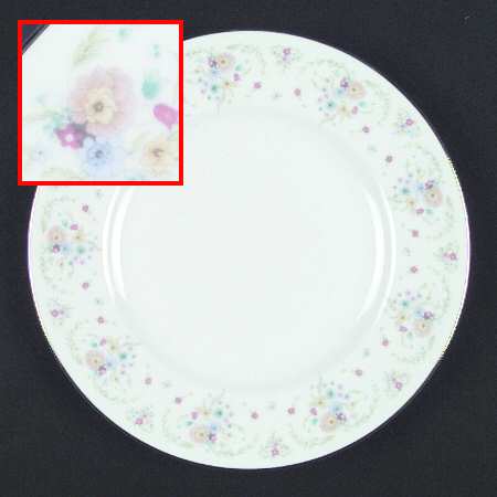 Pimpernel (Multicolor Floral) Salad Plate