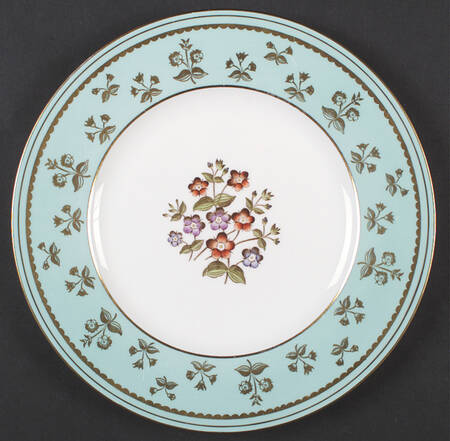 Pimpernel Robin Egg Blue (Gold Flowers) by Wedgwood