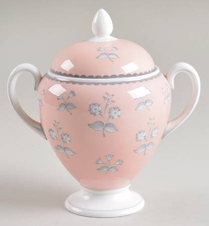 Pimpernel Pink Sugar Bowl & Lid