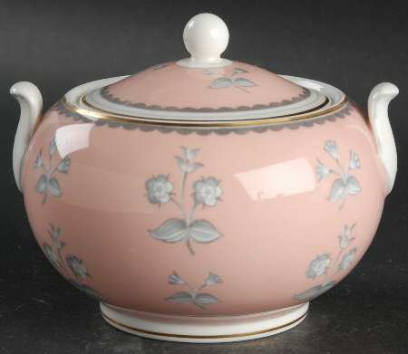Pimpernel Pink Sugar Bowl & Lid