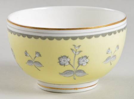 Pimpernel Yellow (Gold Trim) Open Sugar Bowl