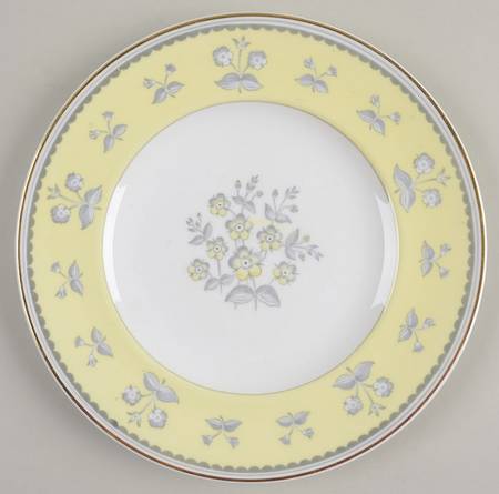 Pimpernel Yellow (Gold Trim) Salad Plate