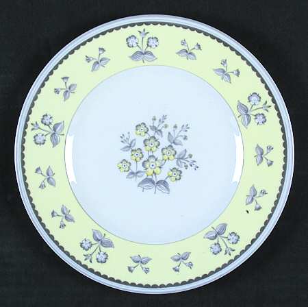 Pimpernel Yellow (Gray Trim) Salad Plate