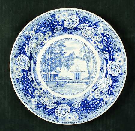 Pomona College Blue Salad Plate