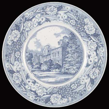 Pomona College Blue Dinner Plate by Wedgwood