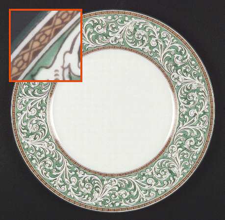 Praze Green (No Floral Center) by Wedgwood