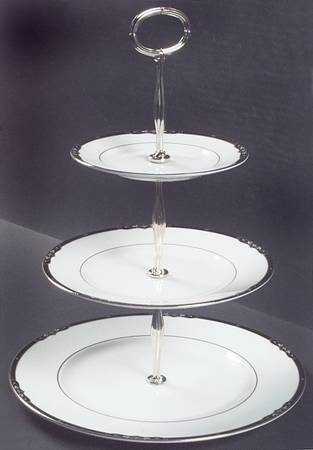 Preston 13 7/8"-14 1/4" 3-Tiered Serving Tray(DP,SP,BB) HC
