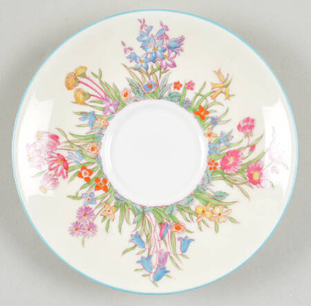 Prairie Flowers Saucer for Footed Cup
