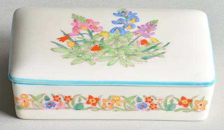 Prairie Flowers Cigarette Box & Lid