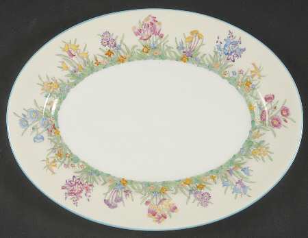 Prairie Flowers 11" Oval Serving Platter