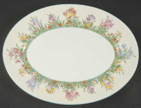 Prairie Flowers 13" Oval Serving Platter
