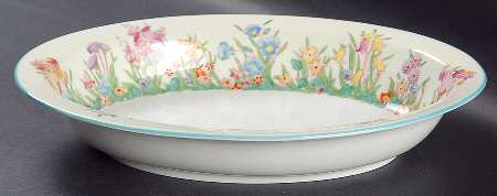 Prairie Flowers 10" Oval Vegetable Bowl