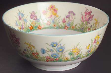 Prairie Flowers 9" Salad Serving Bowl