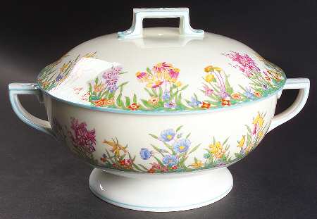 Prairie Flowers Round Covered Vegetable
