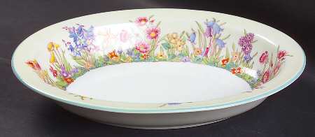 Prairie Flowers 9" Oval Vegetable Bowl