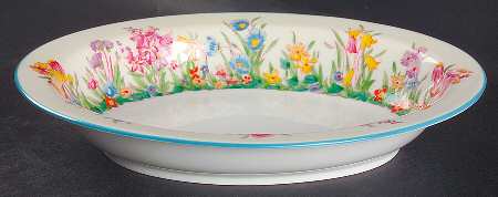Prairie Flowers 10" Oval Vegetable Bowl
