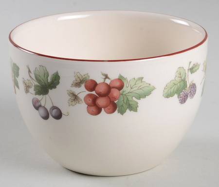 Provence Queensware Cranberry Bowl by Wedgwood