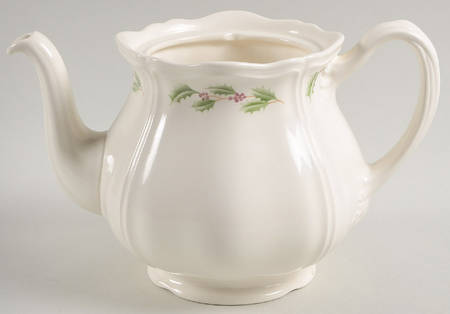 Queen's Holly Teapot No Lid