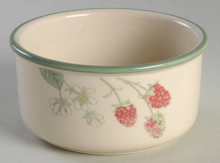 Raspberry Cane Individual Casserole No Lid