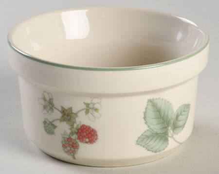 Raspberry Cane Open Sugar Bowl