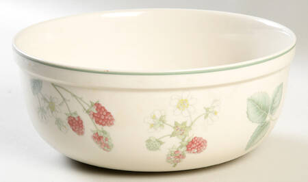 Raspberry Cane 8" Salad Serving Bowl