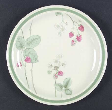 Raspberry Cane (Green Band Off Edge) by Wedgwood