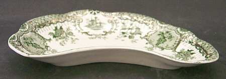Raleigh Green (Gold Accent) Bone Dish