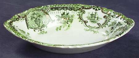 Raleigh Green (Gold Accent) Sauce Dip