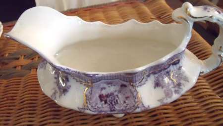 Raleigh Purple Gravy Boat