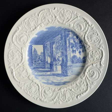 Randolph Macon Woman's College Blue Luncheon Plate