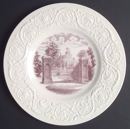 Randolph Macon Woman's College Mulberry Dinner Plate