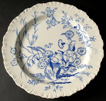 Ranunculus Blue 12" Chop Plate (Round Platter)
