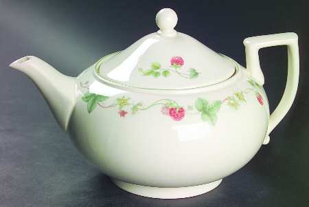 Raspberry Teapot & Lid
