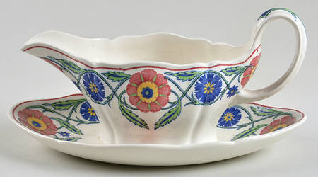 Rhodes Gravy Boat with Attached Underplate