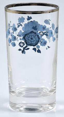 Royal Blue 8 Oz Glassware Tumbler