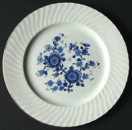 Royal Blue Luncheon Plate