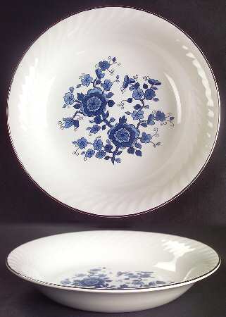 Royal Blue Coupe Soup Bowl