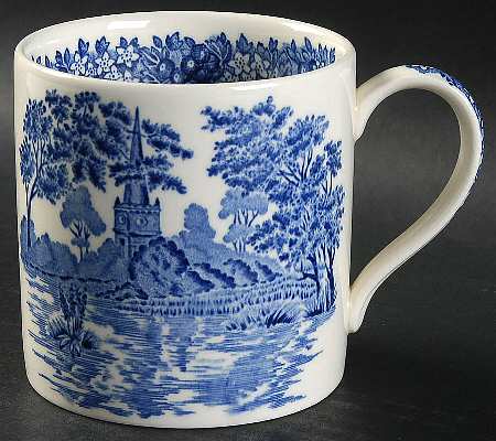 Romantic England Blue Mug by Wedgwood