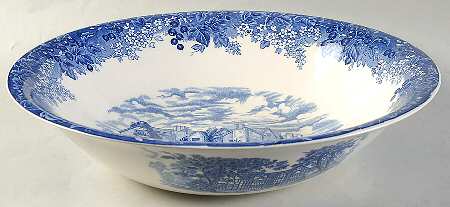 Romantic England Blue Centerpiece