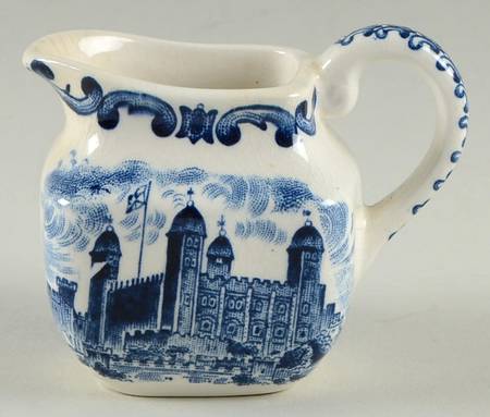 Royal Homes of Britain Blue Individual Creamer