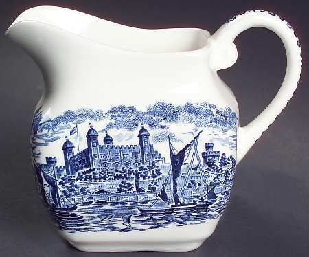 Royal Homes of Britain Blue Creamer